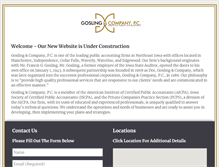 Tablet Screenshot of goslingcpa.com